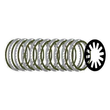 Belt Drives Ltd. High-performance Extra Btxp-14 Clutch Friction Plates Prateado