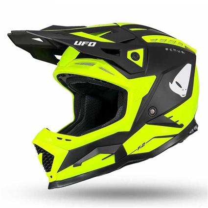 Ufo Echus Off-road Helmet Amarelo S