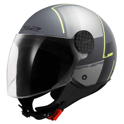Ls2 Of558 Sphere Lux Ii Firm Open Face Helmet Preto XS