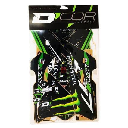 Dcor Visuals Monster Energy Kawasaki Kx 250f 13-14 Graphic Kit Verde