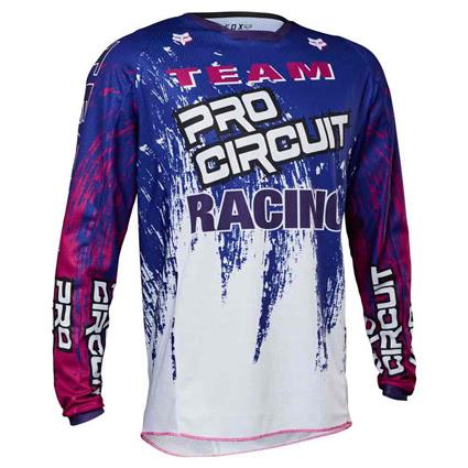 Fox Racing Mx Pro Circuit 180 Long Sleeve Jersey Colorido M Homem