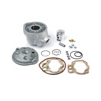 Airsal Minarelli Am6 Big Bore 48 Mm Cylinder Kit&piston Prateado