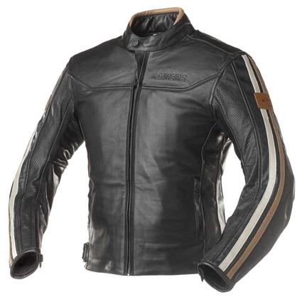 Rainers Jaguar Leather Jacket Preto XL Homem