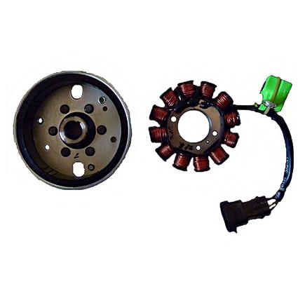 Kokusan 12 Polos 12v 120w Piaggio 50 4t-4v Starter Verde