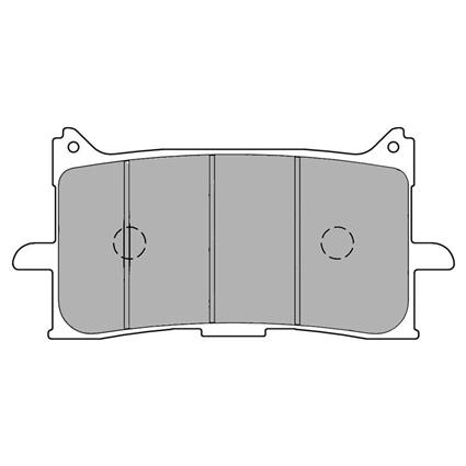 Ferodo Fdb2294st Sinter Sintered Disc Brake Pads Prateado