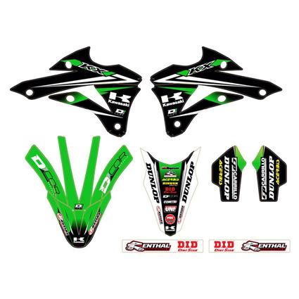 Dcor Visuals Kawasaki Kx 85 2014 Graphic Kit Verde