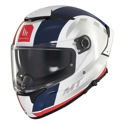 Mt Helmets Thunder 4 Sv Threads Full Face Helmet Branco XL