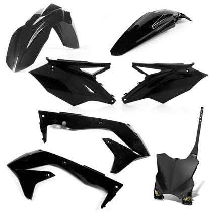 Cycra Kawasaki Kxf450 2018 1cyc-9418-12 Plastics Kit Preto