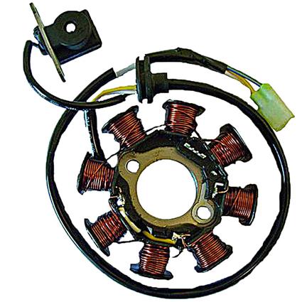 Sgr 8 Poles Motor Kymco 50 2t Stator Dourado