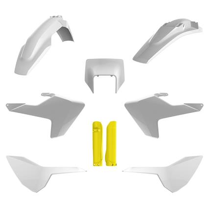 Polisport Off Road Full Husqvarna Te/fe 17-19 / 19 Plastics Kit Branco