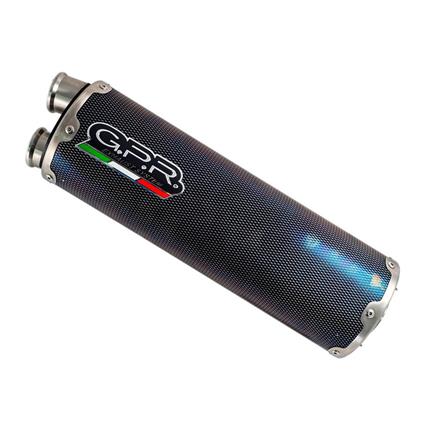 Gpr Exhaust Systems Triumph Tiger 1200 Gt - Rally 2022-2023 E5 Homologated Muffler Db Killer Link Pipe Prateado
