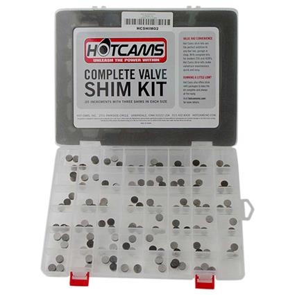 Hot Cams 1.20-3.50mmx9.48mm Valve Shim 141 Pieces Transparente