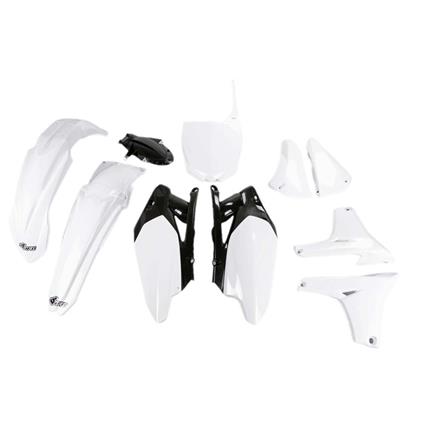 Ufo Yamaha Yzf 450 2011-2013 Yakit311-046 Plastics Kit Branco