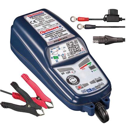 Optimate Tm320 6v-12v Charger Prateado