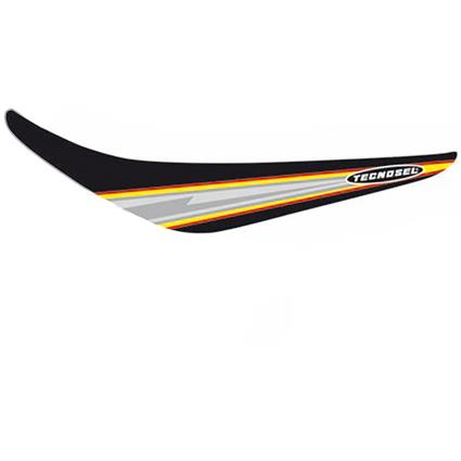 Tecno-x Suzuki Rm250 2001-2010 Side Grip Pad Preto