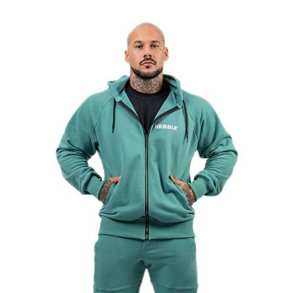 Nebbia Beyond Ordinary Full Zip Sweatshirt Verde M Homem