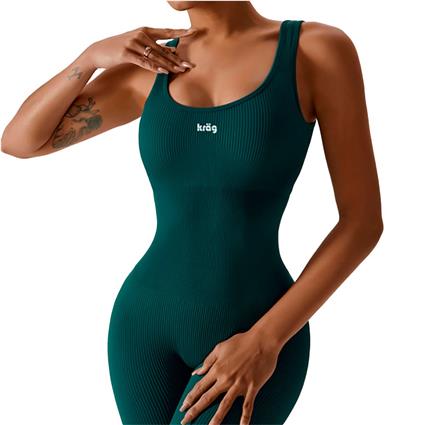 KrÄg Tanzania Jumpsuit Verde S Mulher