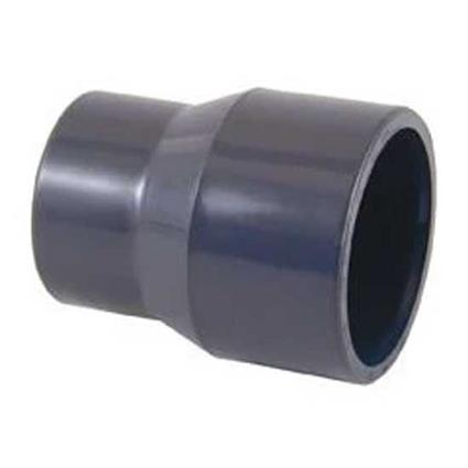 Cepex 02010 Pvc Ø200-180x125 Conical Reducer Male X Female Solvent Socket Prateado