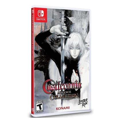Limited Run Switch Castlevania Advance Collection Edition Circle Of The Moon Transparente