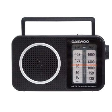 Daewoo Dw1124 Portable Radio Preto