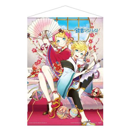 Popbuddies Virtual Artists Len & Rin Kagamine 50x70 Cm Wall Scroll Colorido