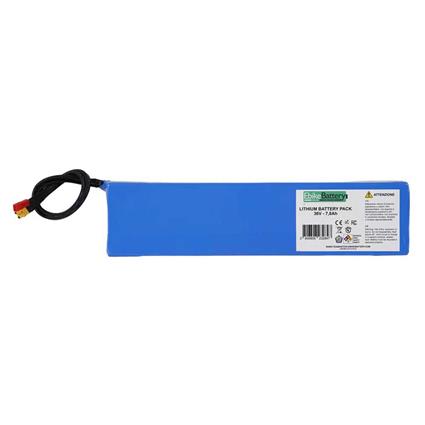 Ebike Battery 36v 7.8ah Vertical Lithium Battery Azul