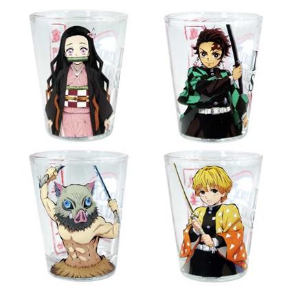 Just Funky 57ml Kimetsu No Yaiba Glass 4 Units Transparente