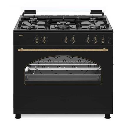 Svan Skgw5900rn Butane Gas Kitchen With Oven 5 Burners Dourado