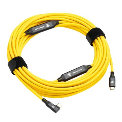 Cobra Tether 90º 10 M Usb-c To Usb-c Cable Amarelo