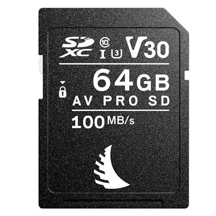 Angelbird Av Pro V30 64gb Sd Card Transparente