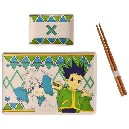 Just Funky 3 Pieces Hunter X Hunter Sushi Set Dourado