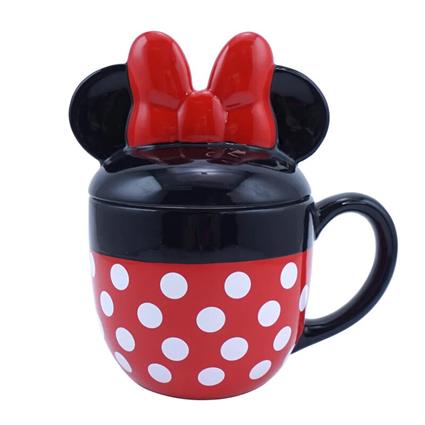 Half Moon Bay 3d Cup With Minnie Mouse 425ml Vermelho