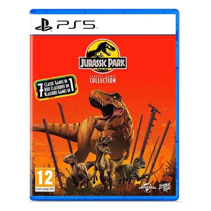 Limited Run Ps5 Jurassic Park Classic Games Collection Transparente