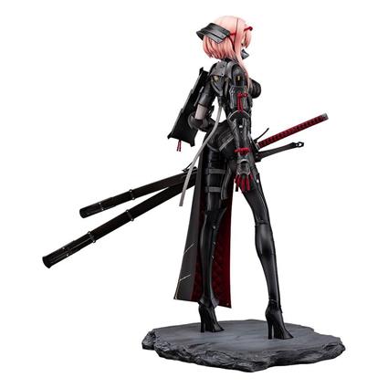 Wing Falslander Pvc 1/7 Samurai 25 Cm Statue Preto