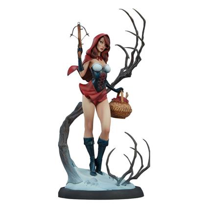 Sideshow Collectibles Fairytale Fantasies Collection Red Riding Hood 48 Cm Statue Vermelho