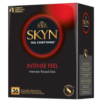 Skyn Intense Feel Condoms 36 Units Dourado