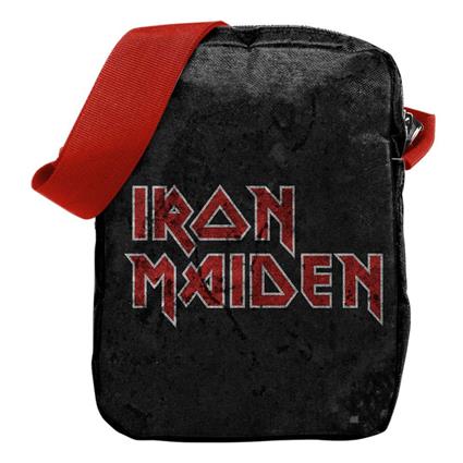 Rocksax Iron Maiden Logo Crossbody Vermelho