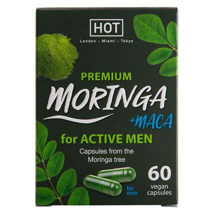 Hot Bio Moringa Man Capsules Transparente