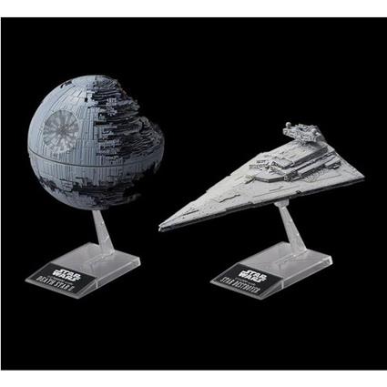 Bandai Star Wars Death Star & Imperial Star Destroyer Star Wars Model Preto