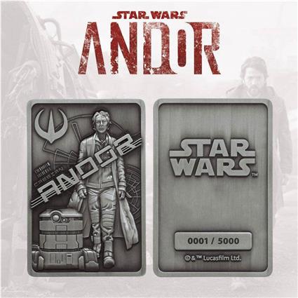 Fanattik Star Wars Iconic Scene Collection Limited Edition Ingot Andor Limited Edition Transparente