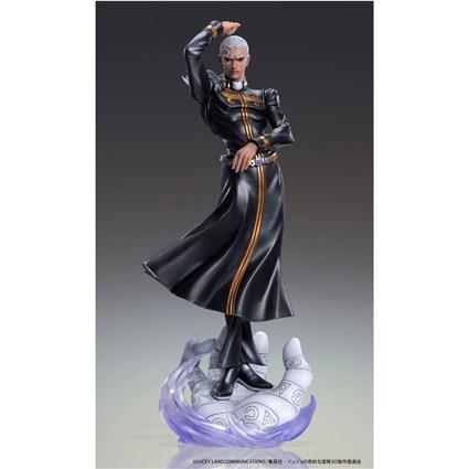 Medicos Entertainment Pvc Art Collection Enrico Pucci 25 Cm Jojo´s Bizarre Adventure Statue Preto