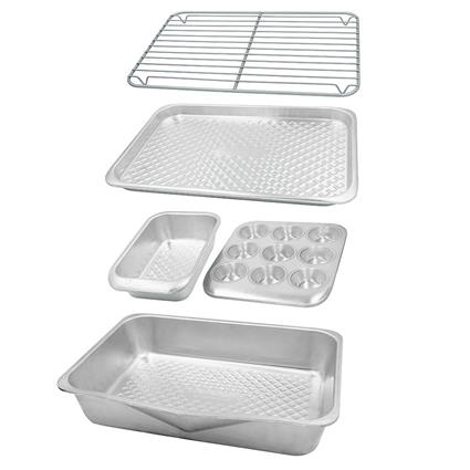 Masterclass Mcrecalubake5pc Oven Tray Set 5 Units Prateado