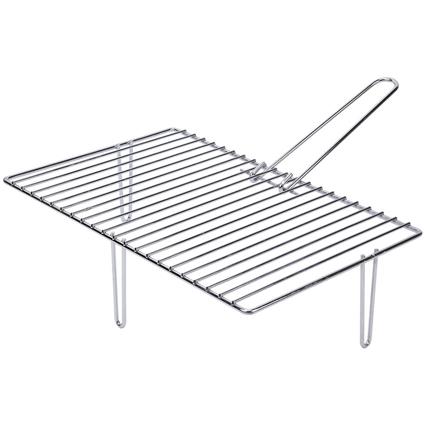 Sauvic 46.6x28 Cm Fireplace Grill Prateado