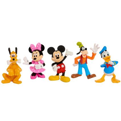 Just Play Collectible Friends Set Mickey Figure 5 Units Colorido