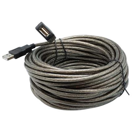 Euroconnex 4023 15 M Usb Extension Cable Prateado