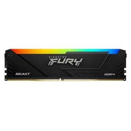Kingston Technology Fury Beast Rgb Kf432c16bb2ak2/64 64gb 2x32gb Ddr4 3200mhz Ram Transparente
