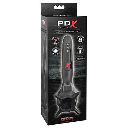 Pdx Elite Roto-sucker Penis Vibrator Preto