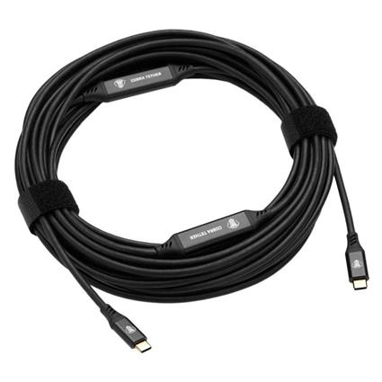 Cobra Tether Straight 10 M Usb-c To Usb-c Cable Preto