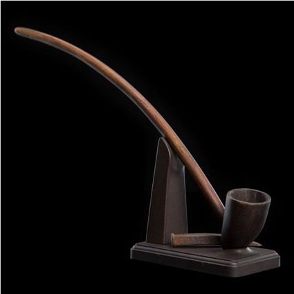 Weta Workshop Lord Of The Rings Replica 1/1 The Pipe Of Gandalf 34 Cm Castanho