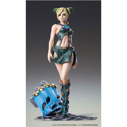 Medicos Entertainment Action Jolyne Cujoh 20 Cm Jojo´s Bizarre Adventure Figure Azul